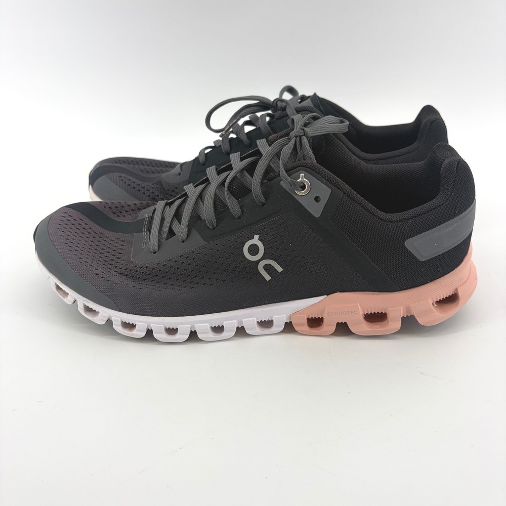 On Running Cloudflow Black Rose Sneakers 35.99234 Womens 10 US Running Shoes